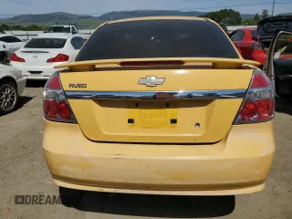 2008 Chevrolet Aveo LS with VIN KL1TD56668B064271, listed as a Copart auction lot 54178345 with 209,561 mi miles and Salvage Title. Bid and sale history available at carsss.com. Image 6.