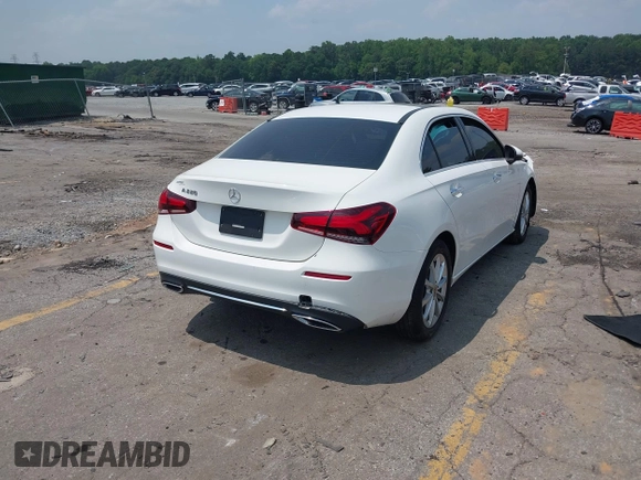 2021 Mercedes-Benz A 220 with VIN W1K3G4EB7MJ264400, listed as a IAAI auction lot 42386429 with 48,119 mi miles and . Bid and sale history available at DreamBid. Image 4.