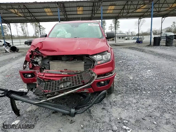 2020 Ford Ranger XL with VIN 1FTER4EH7LLA71166, listed as a Copart auction lot 44861245 with 92,237 mi miles and Salvage Title. Bid and sale history available at carsss.com. Image 10.