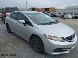 2014 Honda Civic Sedan LX with VIN 19XFB2F52EE065949, listed as a IAAI auction lot 41720165 with NaN miles. Bid and sale history available at carsss.com. Image 1.