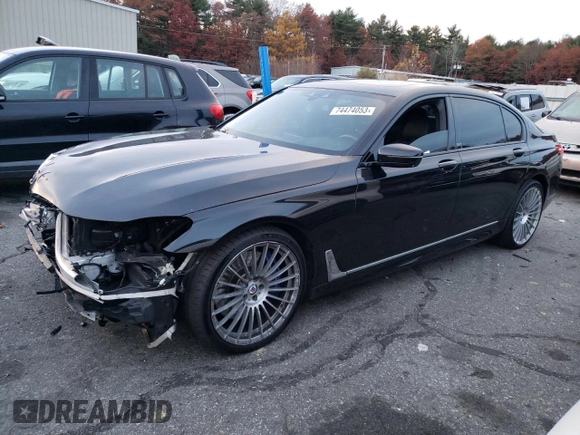 2017 BMW 7 Series ALPINA B7 xDrive with VIN WBA7F2C52HG543785, listed as a Copart auction lot 74474053 with 46,658 mi miles. Bid and sale history available at carsss.com. Image 1.