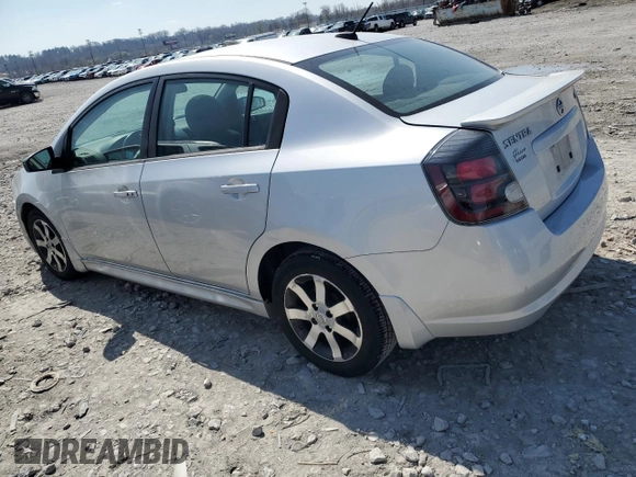 2012 Nissan Sentra SR with VIN 3N1AB6AP2CL711562, listed as a Copart auction lot 49531705 with Not provided miles and Salvage title. Bid and sale history available at DreamBid. Image 2.