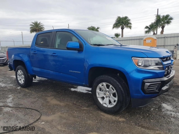 2022 Chevrolet Colorado 2WD LT with VIN 1GCGSCEA3N1298704, listed as a Copart auction lot 81859614 with 0 mi miles and Non Repairable. Bid and sale history available at carsss.com. Image 4.