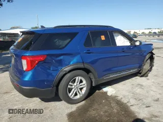 2021 Ford Explorer XLT with VIN 1FMSK7DH7MGA57087, listed as a Copart auction lot 52287815 with 51,541 mi miles and Non Repairable. Bid and sale history available at carsss.com. Image 3.