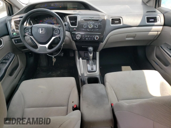 2013 Honda Civic LX z VIN 2HGFB2F51DH520293, wystawiony jako Copart lot #59308675 z przebiegiem 199 027 mil mil oraz Szkoda całkowita • Salvage title. Historia ofert i sprzedaży dostępna na DreamBid. Obrazek 8.