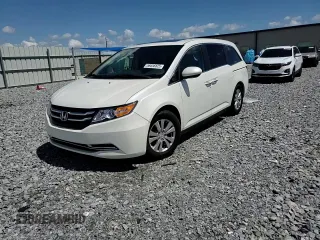 2014 Honda Odyssey EX-L with VIN 5FNRL5H63EB101062, listed as a Copart auction lot 56656825 with 183,871 mi miles and Salvage title. Bid and sale history available at DreamBid. Image 14.