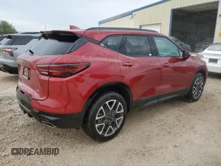 2025 Chevrolet Blazer RS with VIN 3GNKBKRS1SS103773, listed as a Copart auction lot 53402495 with 529 mi miles and Clean title. Bid and sale history available at DreamBid. Image 3.