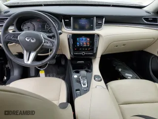 2022 Infiniti QX50 LUXE with VIN 3PCAJ5BB1NF117821, listed as a Copart auction lot 45080014 with 27,346 mi miles. Bid and sale history available at carsss.com. Image 8.