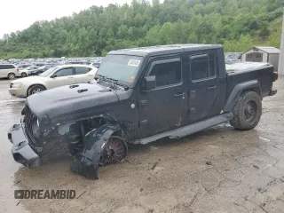 2020 Jeep Gladiator Sport S z VIN 1C6HJTAGXLL123652, wystawiony jako Copart lot #56401405 z przebiegiem 43 712 mil mil oraz Szkoda całkowita • Salvage title. Historia ofert i sprzedaży dostępna na DreamBid. Obrazek 1.