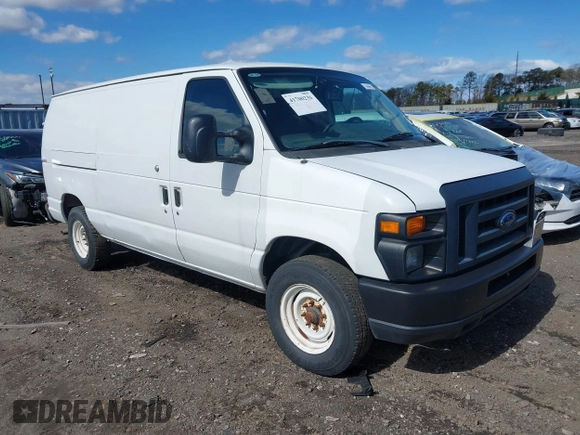 2010 Ford Econoline Cargo Commercial with VIN 1FTNE1EW0ADA91369, listed as a IAAI auction lot 41700236 with Not provided miles and . Bid and sale history available at DreamBid. Image 1.