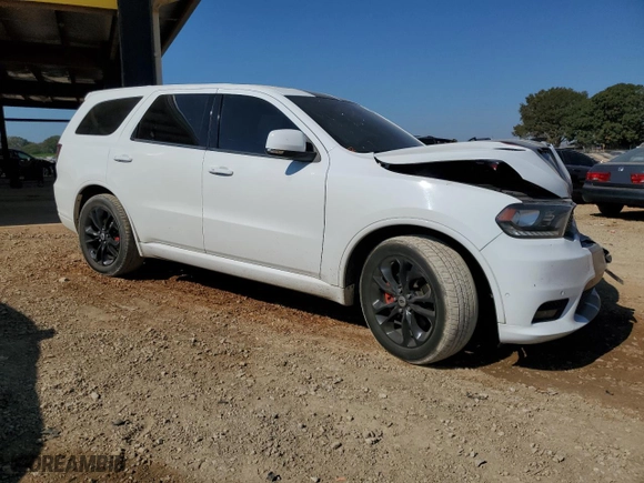 2020 Dodge Durango R/T with VIN 1C4SDJCT4LC130603, listed as a Copart auction lot 77826904 with 123,092 mi miles and Salvage Title. Bid and sale history available at carsss.com. Image 4.