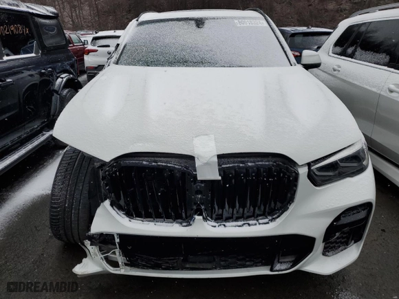2023 BMW X5 M50i with VIN 5UXJU4C06P9P59445, listed as a Copart auction lot 80918324 with 420 mi miles and Salvage Title. Bid and sale history available at carsss.com. Image 5.