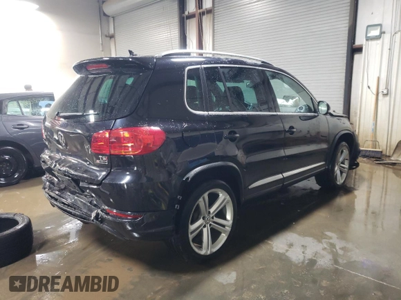 2016 Volkswagen Tiguan R-Line with VIN WVGBV7AX8GW609256, listed as a Copart auction lot 85888204 with 93,165 mi miles and Salvage Title. Bid and sale history available at DreamBid. Image 3.