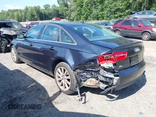2013 Audi A6 Premium Plus with VIN WAUGFAFCXDN153897, listed as a IAAI auction lot 42622017 with 101,400 mi miles and . Bid and sale history available at DreamBid. Image 3.