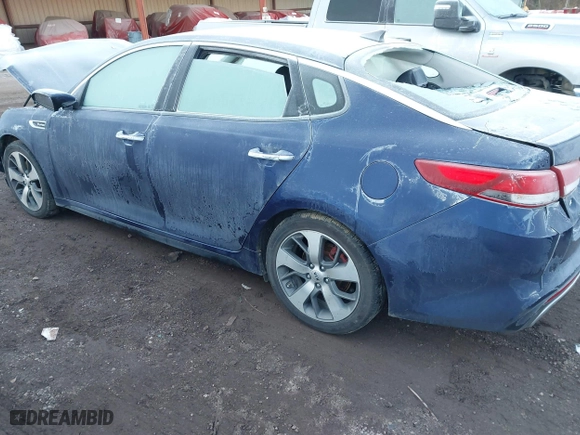 2018 Kia Optima SX with VIN 5XXGW4L21JG208258, listed as a IAAI auction lot 41307781 with 1 mi miles. Bid and sale history available at carsss.com. Image 3.