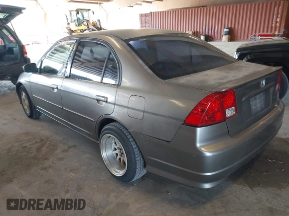 2005 Honda Civic with VIN JHMES96685S026162, listed as a IAAI auction lot 42011703 with 261,064 mi miles and . Bid and sale history available at DreamBid. Image 3.