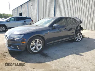 2018 Audi A4 Premium z VIN WAUDNAF41JN001193, wystawiony jako Copart lot #57702895 z przebiegiem 76 592 mil mil oraz Szkoda całkowita • Salvage title. Historia ofert i sprzedaży dostępna na DreamBid. Obrazek 1.