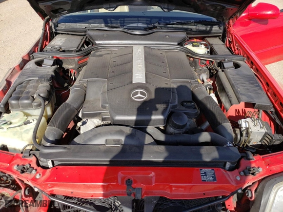 2000 Mercedes-Benz SL-Class with VIN WDBFA68F2YF188482, listed as a Copart auction lot 79483254 with 65,782 mi miles and Salvage Title. Bid and sale history available at carsss.com. Image 11.