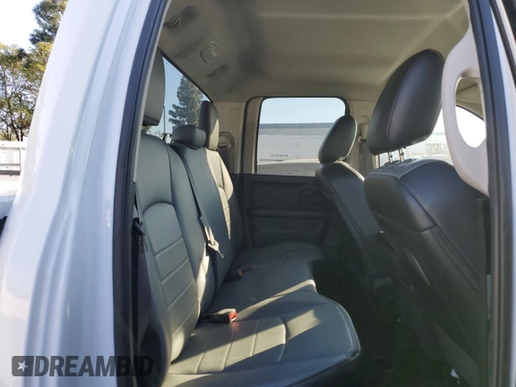 2023 Ram 1500 Tradesman z VIN 1C6RR6FG2PS534854, wystawiony jako Copart lot #41569875 z przebiegiem 6 049 mil mil oraz Szkoda całkowita • Salvage title. Historia ofert i sprzedaży dostępna na DreamBid. Obrazek 10.