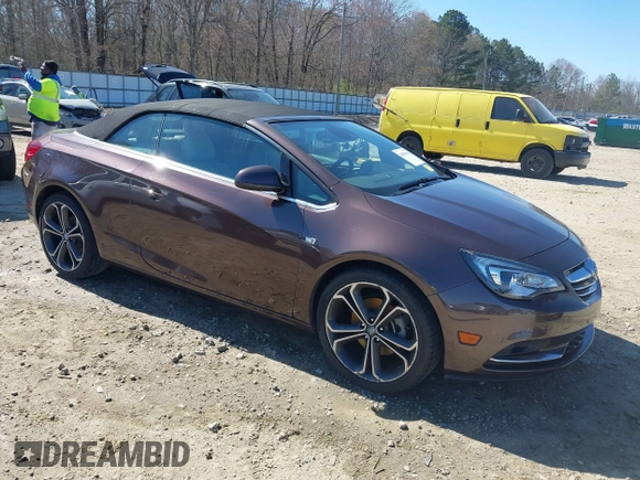 2016 Buick Cascada Premium with VIN W04WT3N55GG116328, listed as a IAAI auction lot 41854034 with 146,423 mi miles and . Bid and sale history available at DreamBid. Image 1.