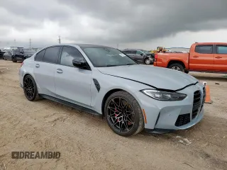 2023 BMW M3 Competition xDrive z VIN WBS43AY07PFP20074, wystawiony jako Copart lot #59305145 z przebiegiem 31 669 mil mil oraz Szkody całkowita. Historia ofert i sprzedaży dostępna na DreamBid. Obrazek 4.