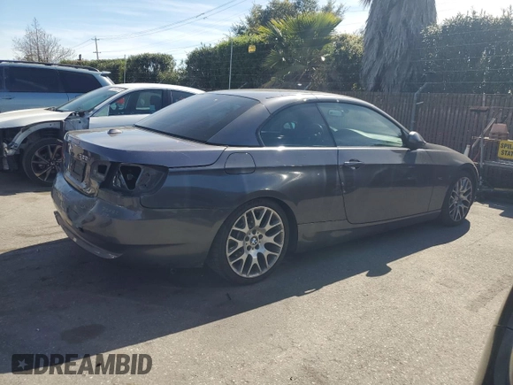 2008 BMW 3 Series 328i with VIN WBAWR33598P151007, listed as a Copart auction lot 50430835 with 166,416 mi miles and Salvage Title. Bid and sale history available at carsss.com. Image 3.