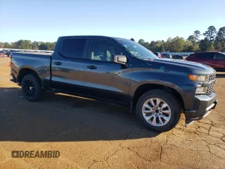2020 Chevrolet Silverado 1500 Custom with VIN 3GCPWBEK9LG229263, listed as a Copart auction lot 80705084 with 79,688 mi miles and Clean Title. Bid and sale history available at carsss.com. Image 4.