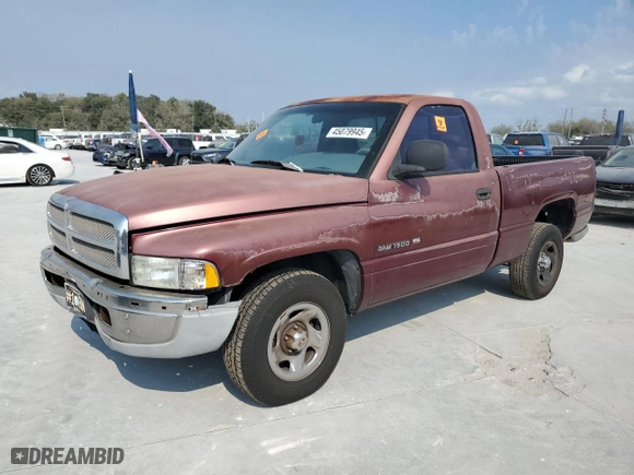 2000 Dodge Ram 1500 Work Special with VIN 1B7HC16X2YS531673, listed as a Copart auction lot 45079945 with 216,631 mi miles and Salvage Title. Bid and sale history available at carsss.com. Image 1.