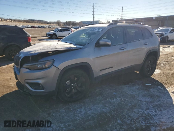 2020 Jeep Cherokee Altitude with VIN 1C4PJMLX7LD594966, listed as a Copart auction lot 88146765 with 0 mi miles and Salvage Title. Bid and sale history available at carsss.com. Image 1.