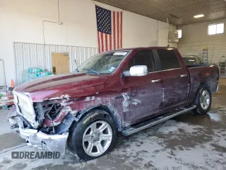 2017 Ram 1500 Lone Star Silver z VIN 1C6RR6LT6HS866914, wystawiony jako Copart lot #46173305 z przebiegiem 131 094 mil mil oraz Szkoda całkowita • Salvage title. Historia ofert i sprzedaży dostępna na DreamBid. Obrazek 1.