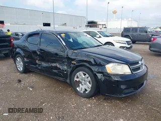 2014 Dodge Avenger SE with VIN 1C3CDZAB0EN224339, listed as a IAAI auction lot 42019149 with 153,301 mi miles and . Bid and sale history available at DreamBid. Image 1.