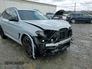 2023 BMW X3 M with VIN 5YM13EC02P9S08561, listed as a Copart auction lot 81371134 with 15,589 mi miles and Salvage title. Bid and sale history available at DreamBid. Image 15.