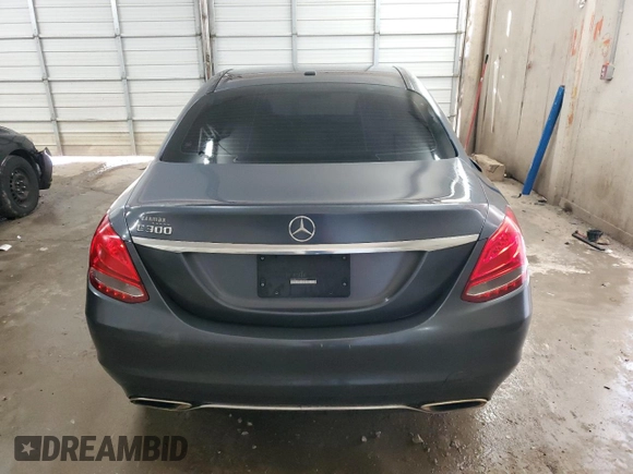 2015 Mercedes-Benz C 300 with VIN 55SWF4JB1FU075797, listed as a Copart auction lot 49870755 with 93,838 mi miles and Salvage Title. Bid and sale history available at carsss.com. Image 6.