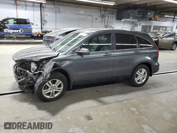 2011 Honda CR-V EX-L z VIN 5J6RE4H7XBL057013, wystawiony jako Copart lot #57679115 z przebiegiem 134 607 mil mil oraz Szkoda całkowita • Salvage title. Historia ofert i sprzedaży dostępna na DreamBid. Obrazek 1.