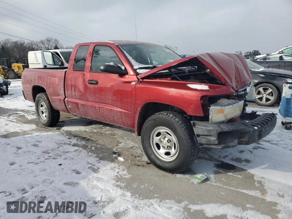 2008 Dodge Dakota ST with VIN 1D7HE22K18S539599, listed as a Copart auction lot 45769415 with 119,729 mi miles and Salvage Title. Bid and sale history available at carsss.com. Image 4.
