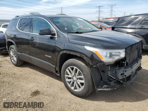 2017 GMC Acadia SLE with VIN 1GKKNLLS7HZ292489, listed as a Copart auction lot 55951875 with 122,328 mi miles and Salvage title. Bid and sale history available at DreamBid. Image 4.