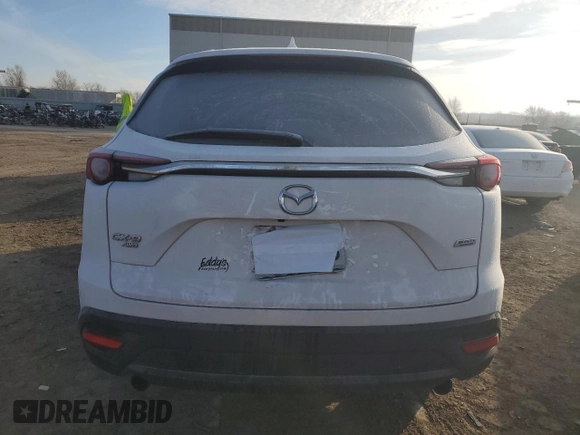 2017 Mazda CX-9 Touring with VIN JM3TCBCYXH0133126, listed as a Copart auction lot 82731863 with 0 mi miles and Salvage Title. Bid and sale history available at carsss.com. Image 6.