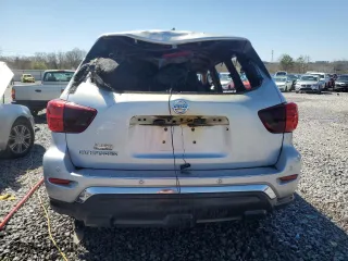 2020 Nissan Pathfinder S with VIN 5N1DR2AN9LC622057, listed as a Copart auction lot 48501545 with 0 mi miles and Non Repairable. Bid and sale history available at carsss.com. Image 6.