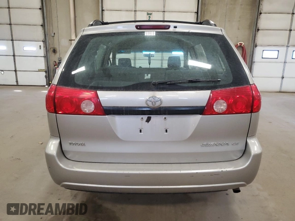 2008 Toyota Sienna CE with VIN 5TDZK23C08S111904, listed as a Copart auction lot 50921335 with 180,255 mi miles and Salvage Title. Bid and sale history available at carsss.com. Image 6.