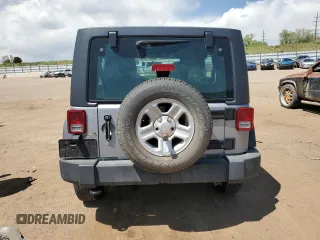 2016 Jeep Wrangler Unlimited Freedom with VIN 1C4BJWDG7GL117972, listed as a Copart auction lot 57996765 with 56,713 mi miles and Salvage title. Bid and sale history available at DreamBid. Image 6.