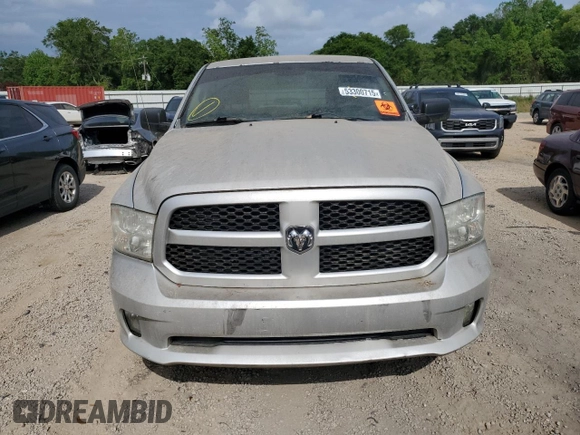 2015 Ram 1500 Express with VIN 1C6RR6FT3FS779545, listed as a Copart auction lot 53300715 with 156,972 mi miles and Salvage title. Bid and sale history available at DreamBid. Image 5.