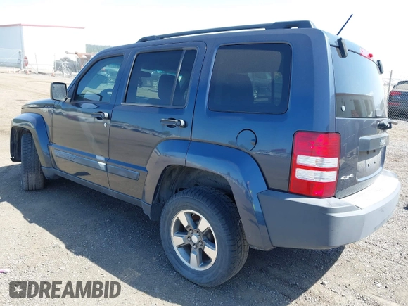 2008 Jeep Liberty Sport with VIN 1J8GN28KX8W286197, listed as a IAAI auction lot 36071505 with 172,751 mi miles. Bid and sale history available at carsss.com. Image 3.