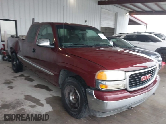 2000 GMC New Sierra 1500 SL with VIN 2GTEC19V8Y1273317, listed as a IAAI auction lot 41290873 with 392,324 mi miles. Bid and sale history available at carsss.com. Image 1.
