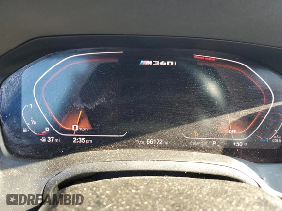 2020 BMW 3 Series M340i xDrive with VIN WBA5U9C03LA380179, listed as a Copart auction lot 44415265 with 66,172 mi miles and Salvage Title. Bid and sale history available at DreamBid. Image 9.