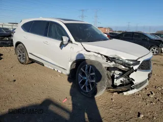 2024 Acura MDX Technology z VIN 5J8YE1H47RL012080, wystawiony jako Copart lot #83381034 z przebiegiem Nie podano mil oraz Szkoda całkowita • Salvage title. Historia ofert i sprzedaży dostępna na DreamBid. Obrazek 4.