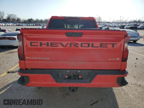 2020 Chevrolet Silverado 1500 RST with VIN 3GCPWDED3LG107835, listed as a Copart auction lot 48544515 with 78,765 mi miles and Salvage Title. Bid and sale history available at DreamBid. Image 6.