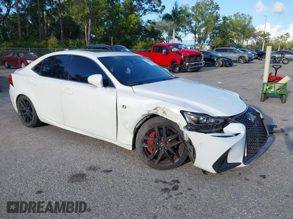 2017 Lexus IS 350 with VIN JTHBE1D26H5029964, listed as a IAAI auction lot 41891131 with 116,033 mi miles and . Bid and sale history available at DreamBid. Image 1.
