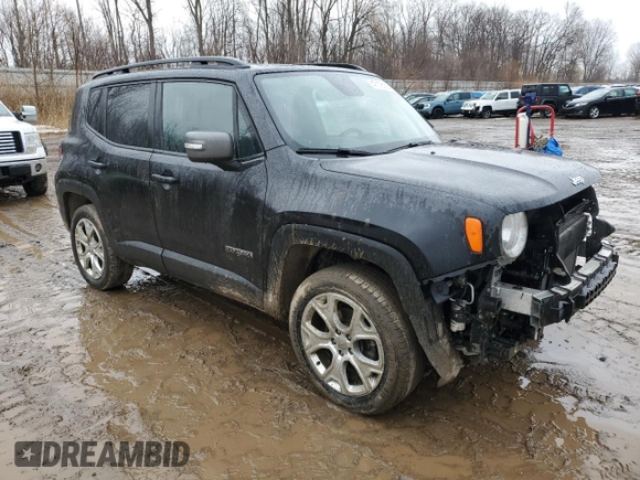 2020 Jeep Renegade Limited with VIN ZACNJBD18LPM05133, listed as a Copart auction lot 47178135 with 96,181 mi miles and Salvage title. Bid and sale history available at DreamBid. Image 4.