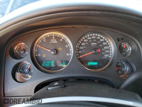 2013 GMC Sierra 1500 SLT with VIN 3GTP2WE71DG331995, listed as a Copart auction lot 81827544 with 215,821 mi miles and Salvage title. Bid and sale history available at DreamBid. Image 9.