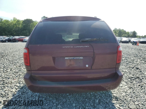 2001 Dodge Caravan Sport with VIN 2B4GP44R41R322364, listed as a Copart auction lot 57186875 with Not provided miles and Salvage title. Bid and sale history available at DreamBid. Image 6.